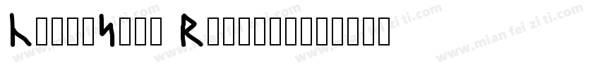 CamvaSams Regular字体转换